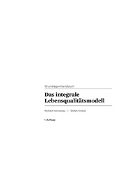 Grundlagenhandbuch - Das integrale Lebensqualitätsmodell